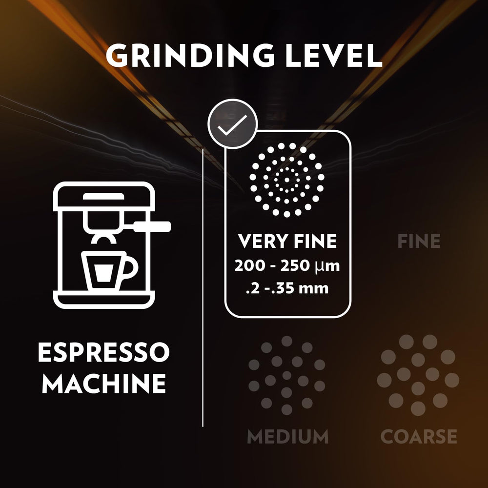 Grind-and-brew setup for Lavazza Lamborghini espresso at home.