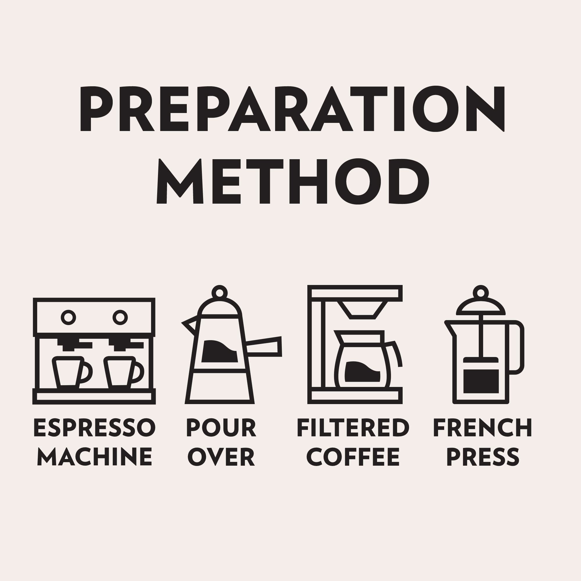 Lavazza Espresso French press brew with clear, smooth notes
