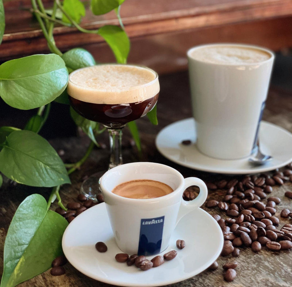 Lavazza Espresso pack stack illustrating six-pack value