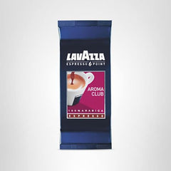 Lavazza Point machine brewing Aroma Club cartridge for a quick espresso session.