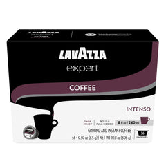 Lavazza Expert Intenso capsules for bold 8 oz drip coffee