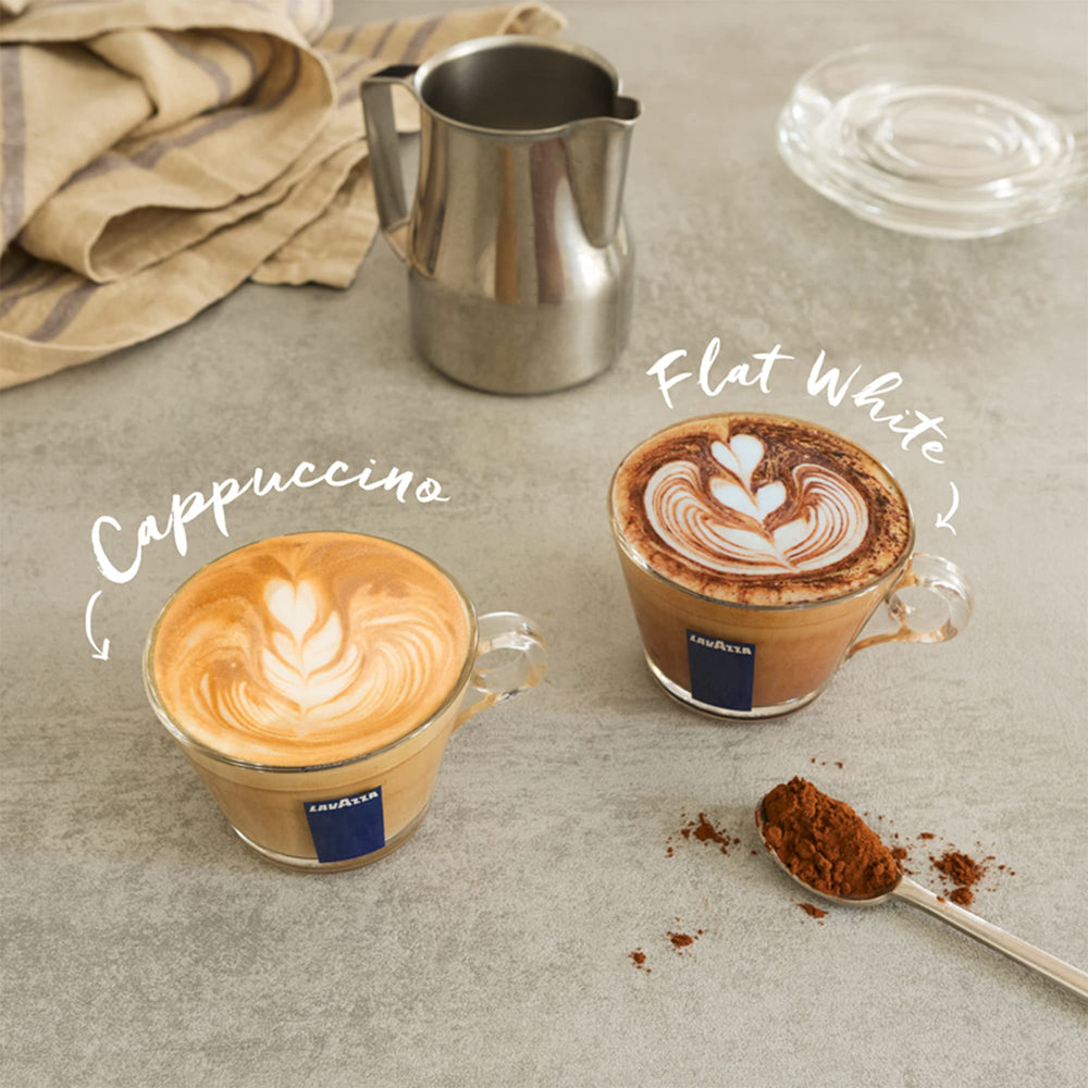 Non-GMO Lavazza Grand Espresso for consistent in-cup flavor