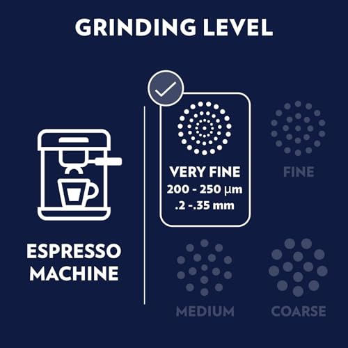 Lavazza Grand Espresso beans release a chocolatey and spicy aroma when ground