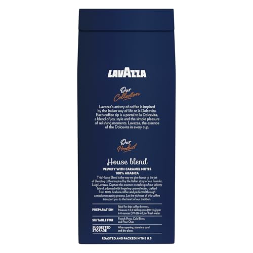 Steam rising from Lavazza House Blend Perfetto aroma emphasizes caramel notes