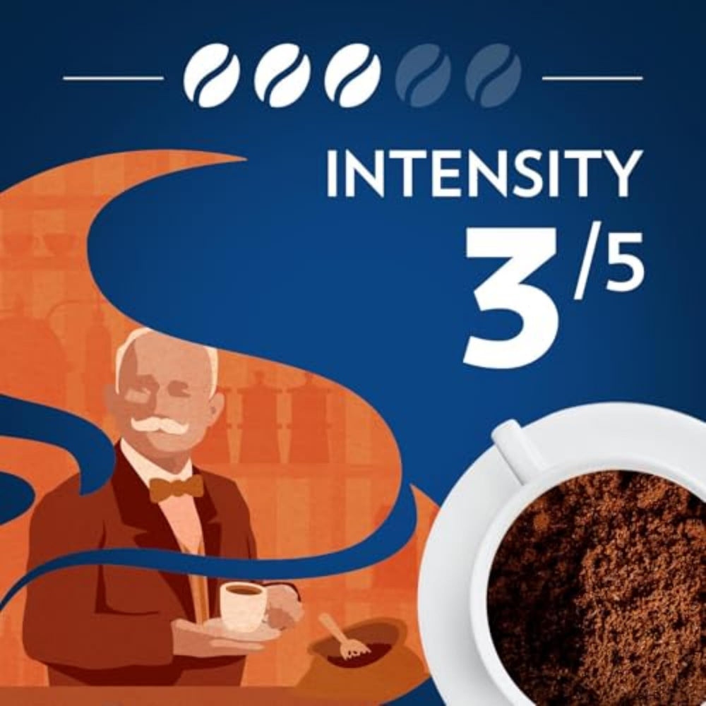 Close-up of Lavazza House Blend Perfetto caramel notes inviting warmth