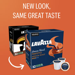 Lavazza House Blend Perfetto K-Cup pod ready for quick Keurig brewing