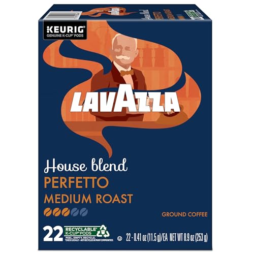 Lavazza House Blend Perfetto morning routine brew, reliable caffeine boost.