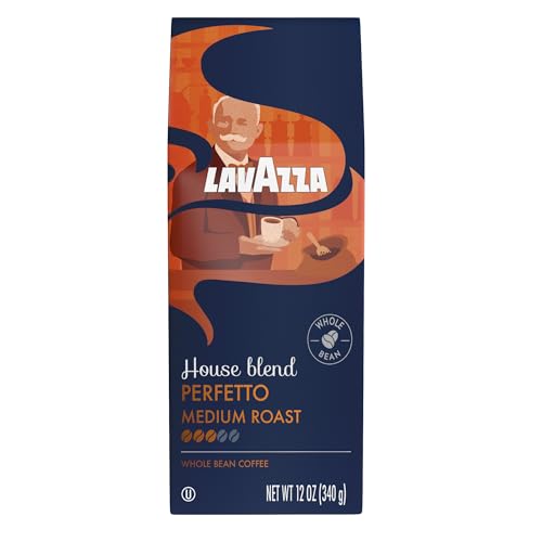Lavazza House Blend Perfetto packaging display.