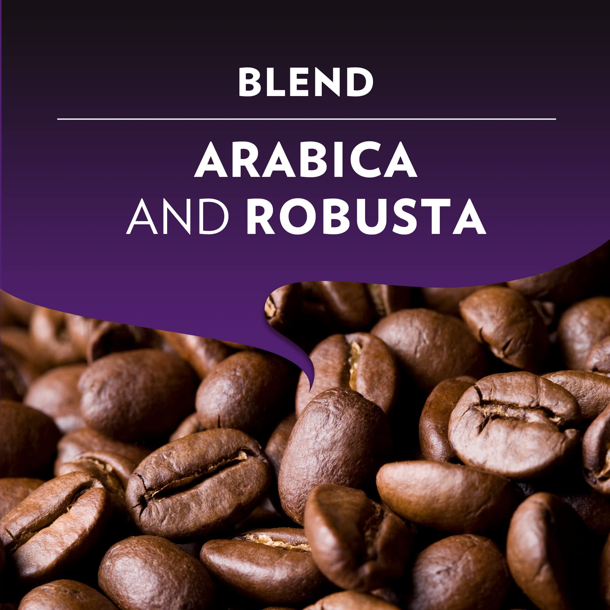Lavazza Intenso capsules with coffee beans on a surface