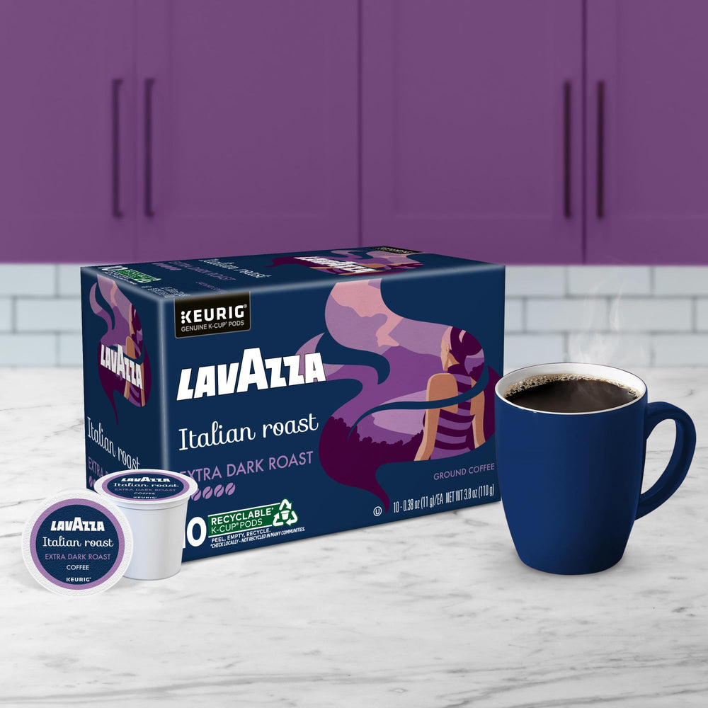 Smoky notes of Lavazza Italian Roast in the aroma
