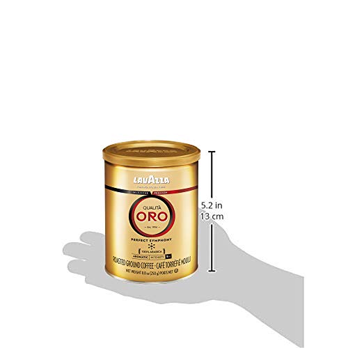Lavazza Qualità Oro cup of coffee with silky crema and aroma.