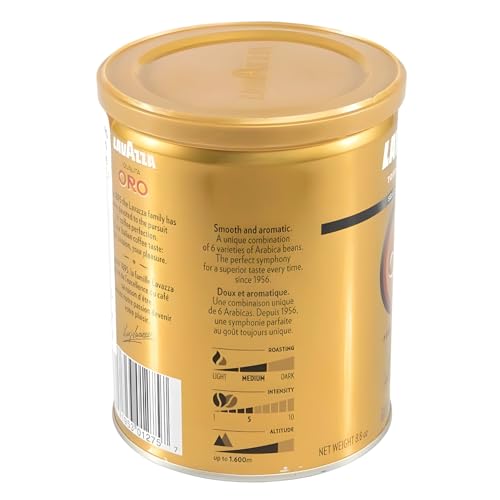 Close-up of Lavazza Qualità Oro aroma highlighting floral notes for morning rituals.