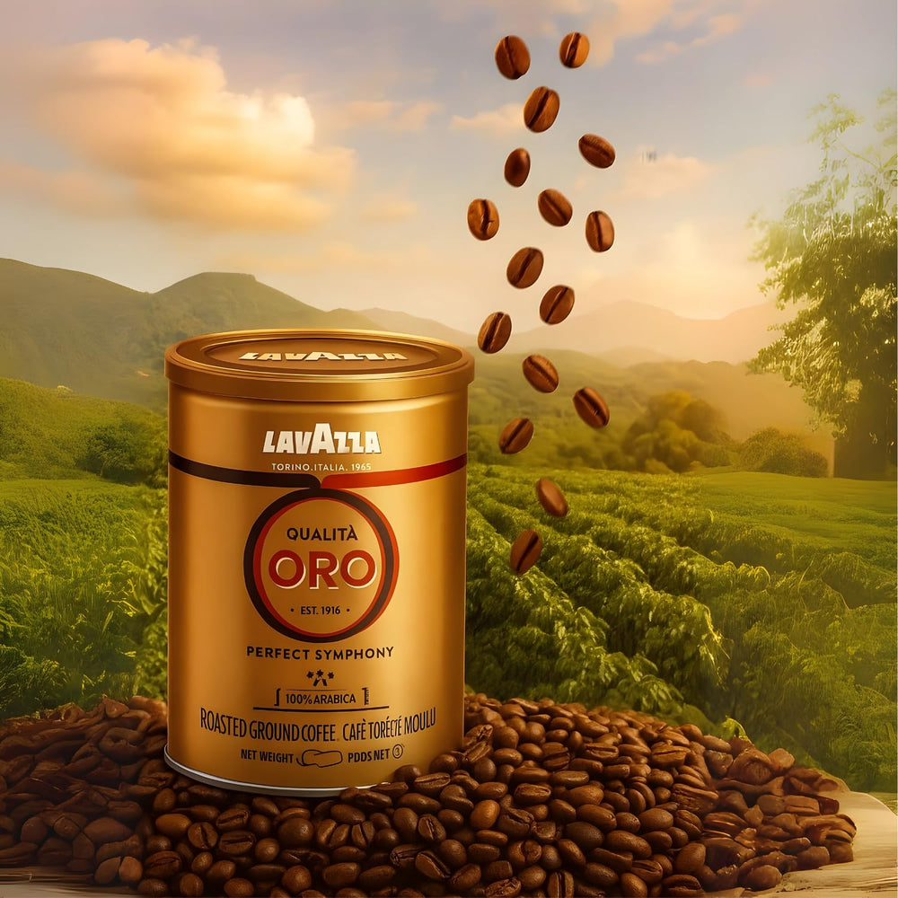 European import label on Qualità Oro packaging indicating premium sourcing.