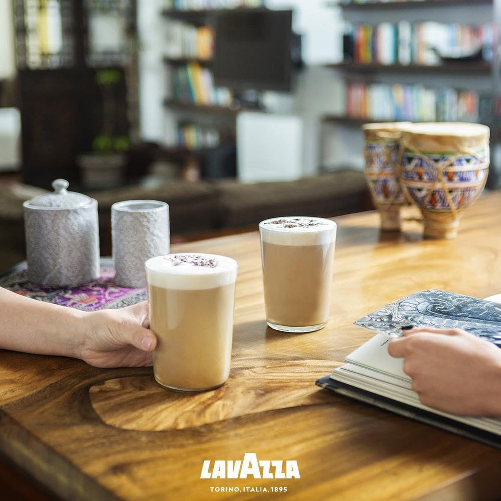 Italian roasting tradition delivers a smooth, full-bodied cup.