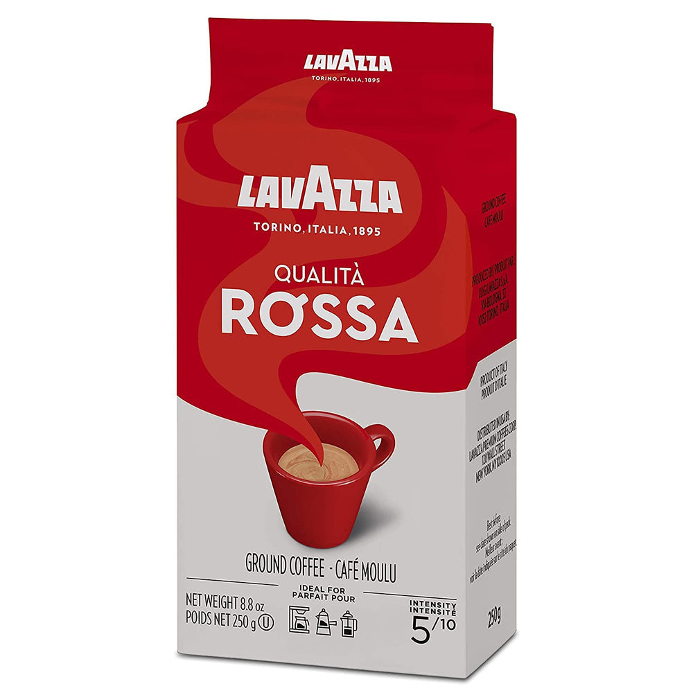 Lavazza Qualità Rossa espresso pour highlights rich aroma for home coffee rituals