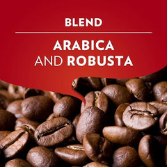Lavazza Qualita Rossa ground coffee brick lets home baristas craft rich espressos.