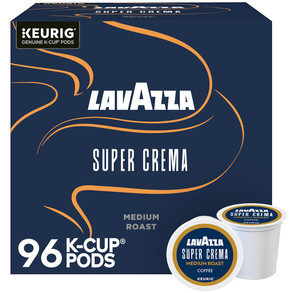 Lavazza Super Crema box 96-count ready for quick espresso