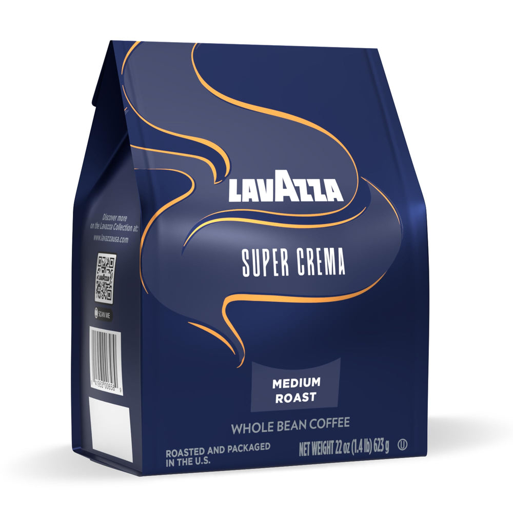 Lavazza Super Crema origin map shows 15 country sourcing