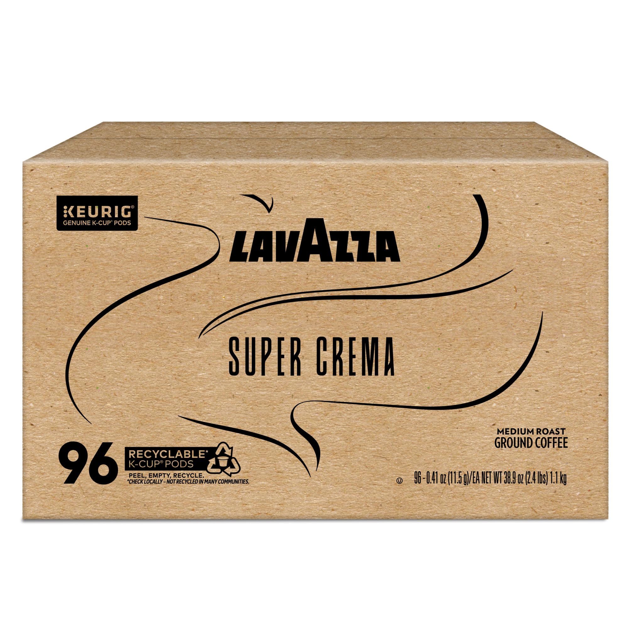 Lavazza Super Crema recyclable pods for eco-friendly coffee