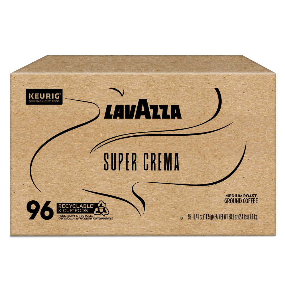 Lavazza Super Crema recyclable pods for eco-friendly coffee