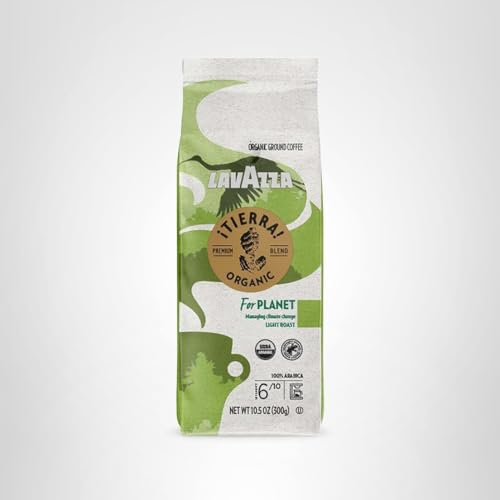 Lavazza Tierra for Planet USDA Organic label on pouch