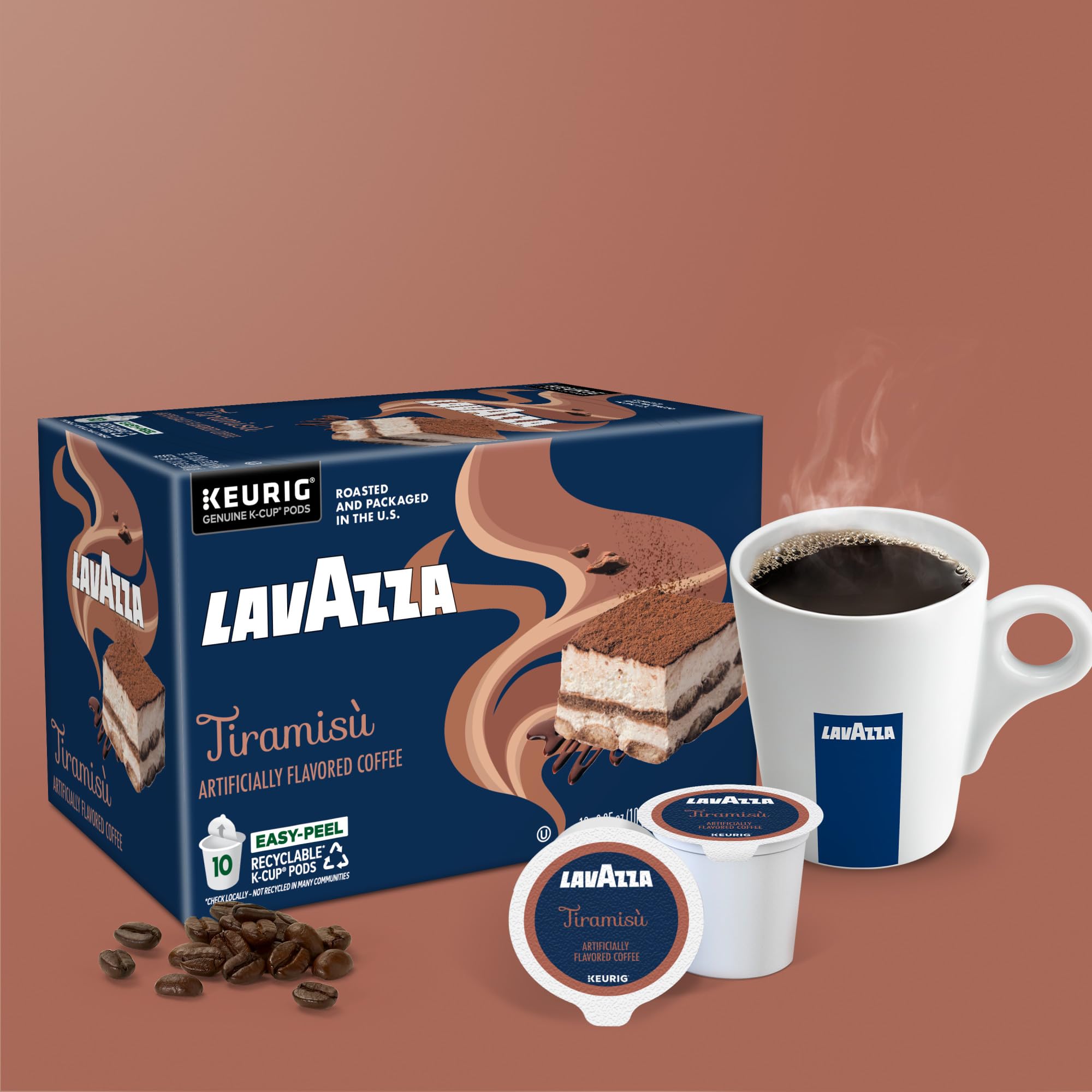 Lavazza Tiramisù dessert aroma evokes Italian café moments.