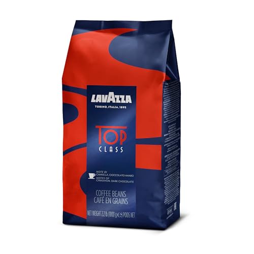 Authentic Italian Lavazza Top Class roast in premium packaging.
