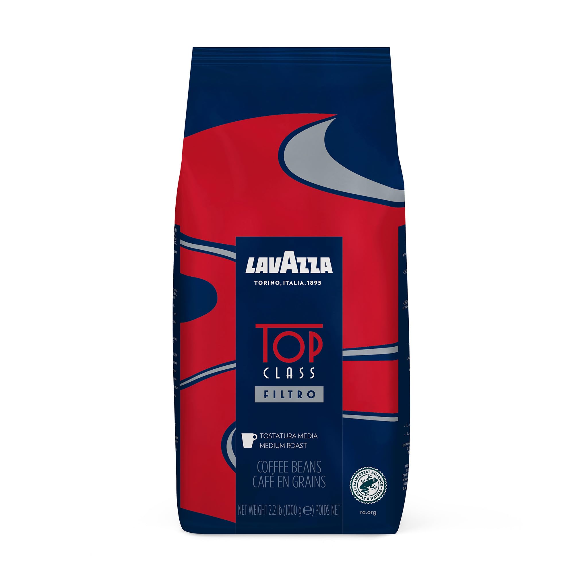 Lavazza Top Class filter coffee bag close-up for consistent drip brewing