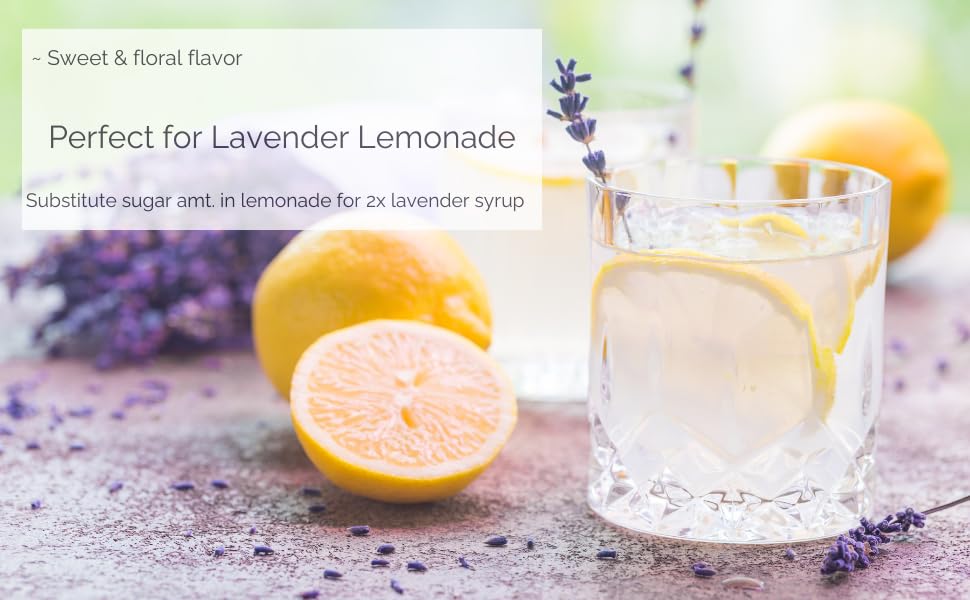 Lavender Lane Lavender Syrup gift-pack showcasing artisanal craft.
