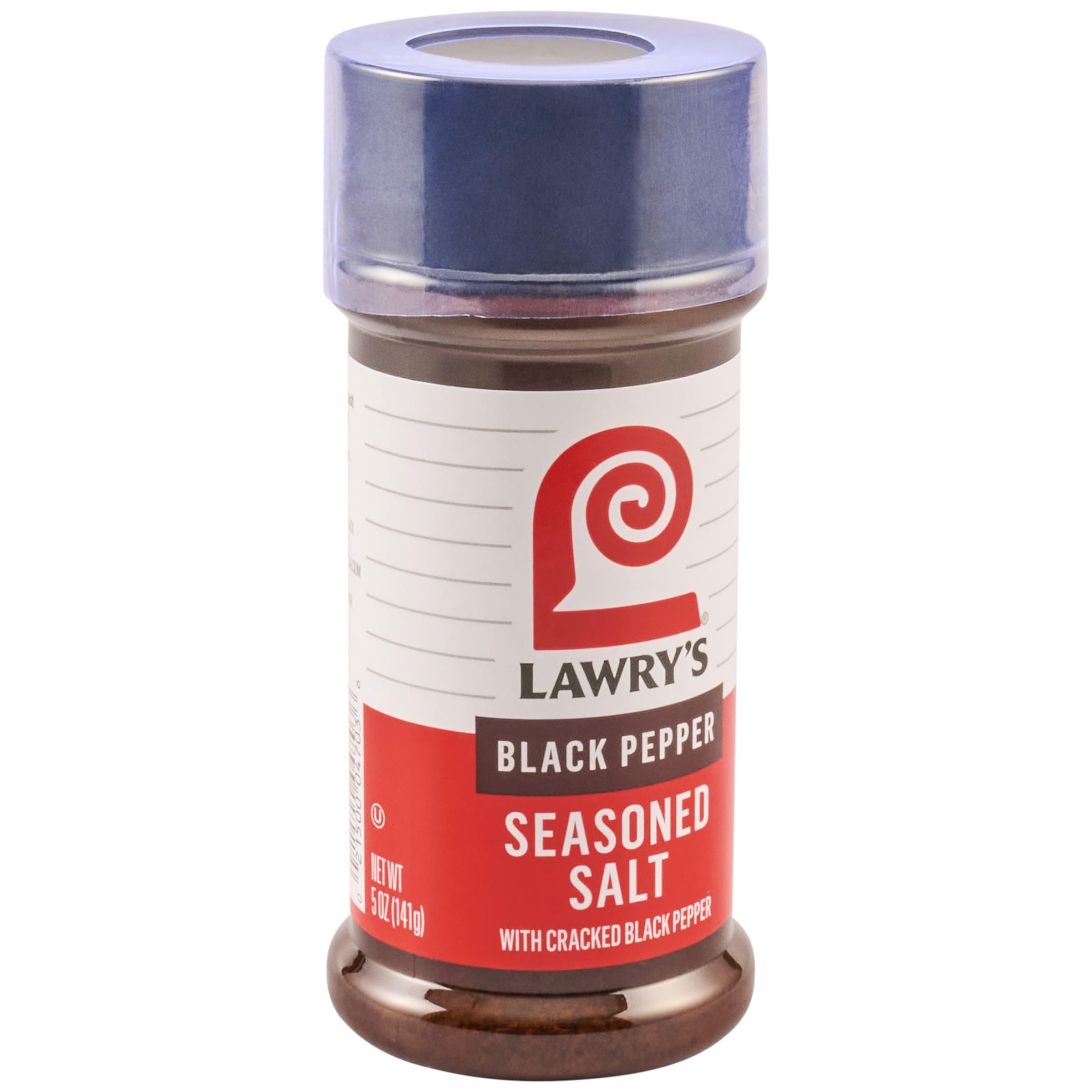 Lawry's Black Pepper Seasoned Salt 5oz bottle for richer everyday flavor in cooking.