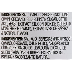 Lawry’s Casero Carne Asada Seasoning shaker demonstrates easy, even coverage on meats.