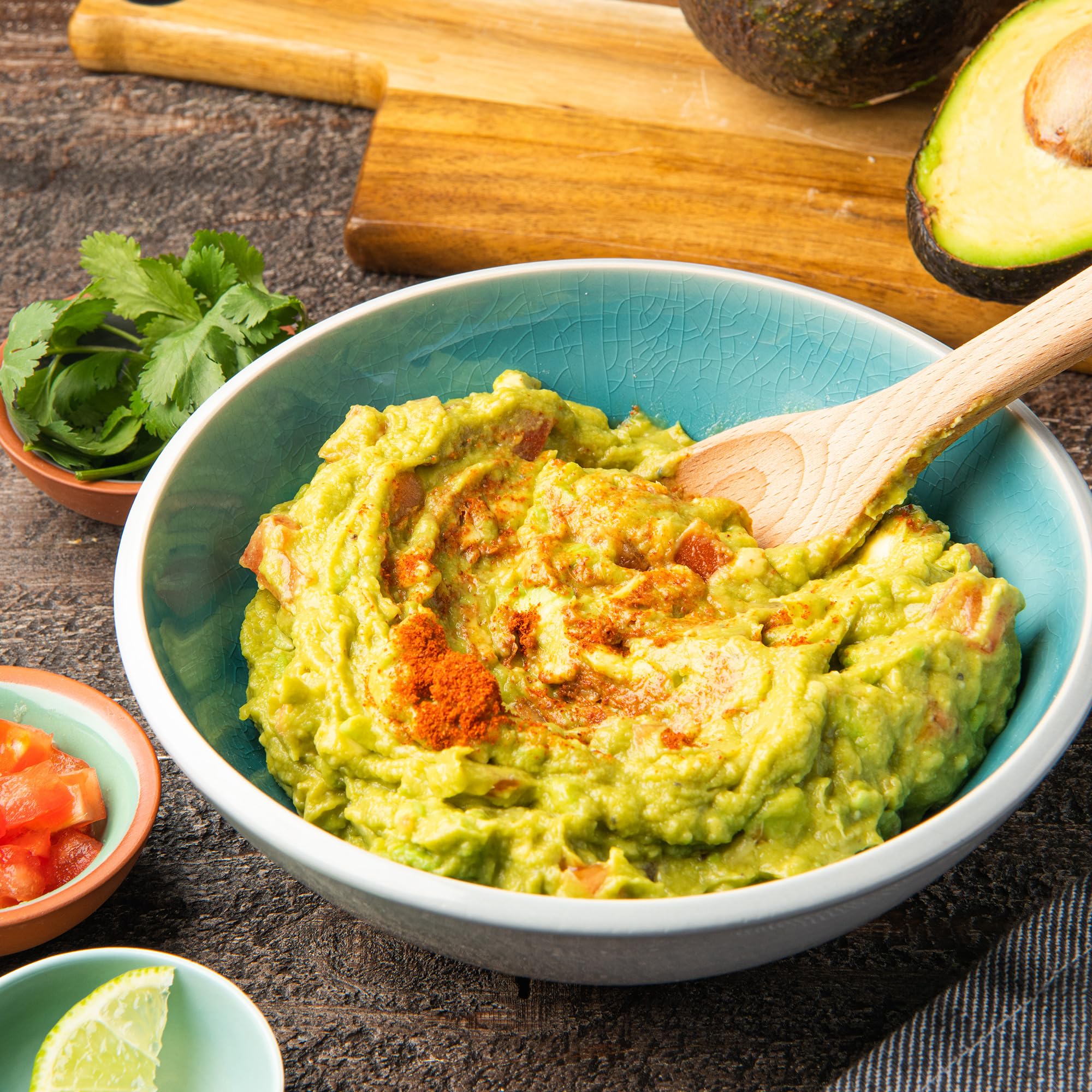 Lawry's Casero Cayenne Pepper kitchen scene with vibrant red flakes.