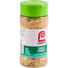 Lawry's Coarse Ground Garlic Powder with Parsley bottle for weeknight flavor
