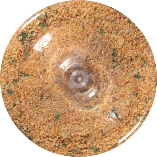Lawry's Garlic Bread tip top view with powder ready.