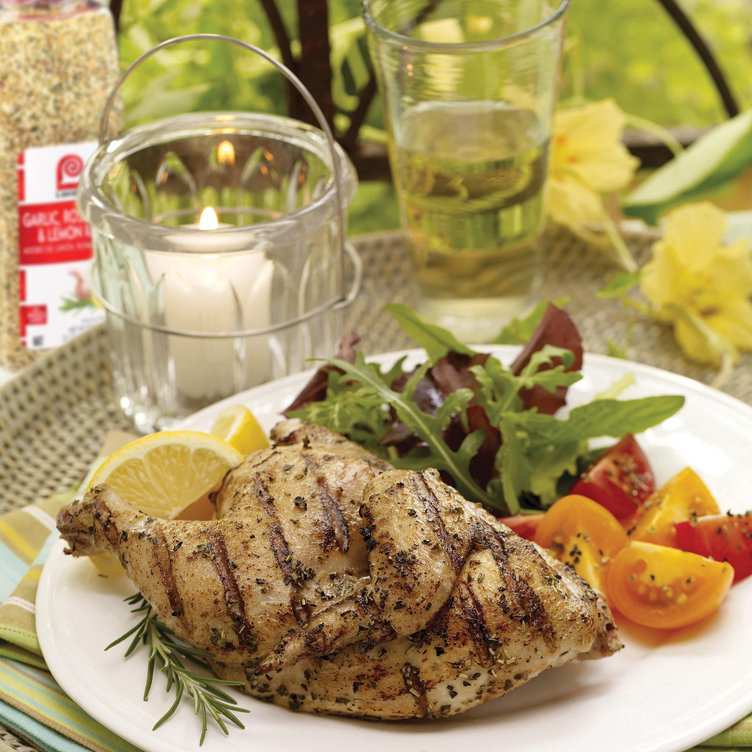 Lawry's Garlic, Rosemary and Lemon Rub enhances seafood with citrus notes.
