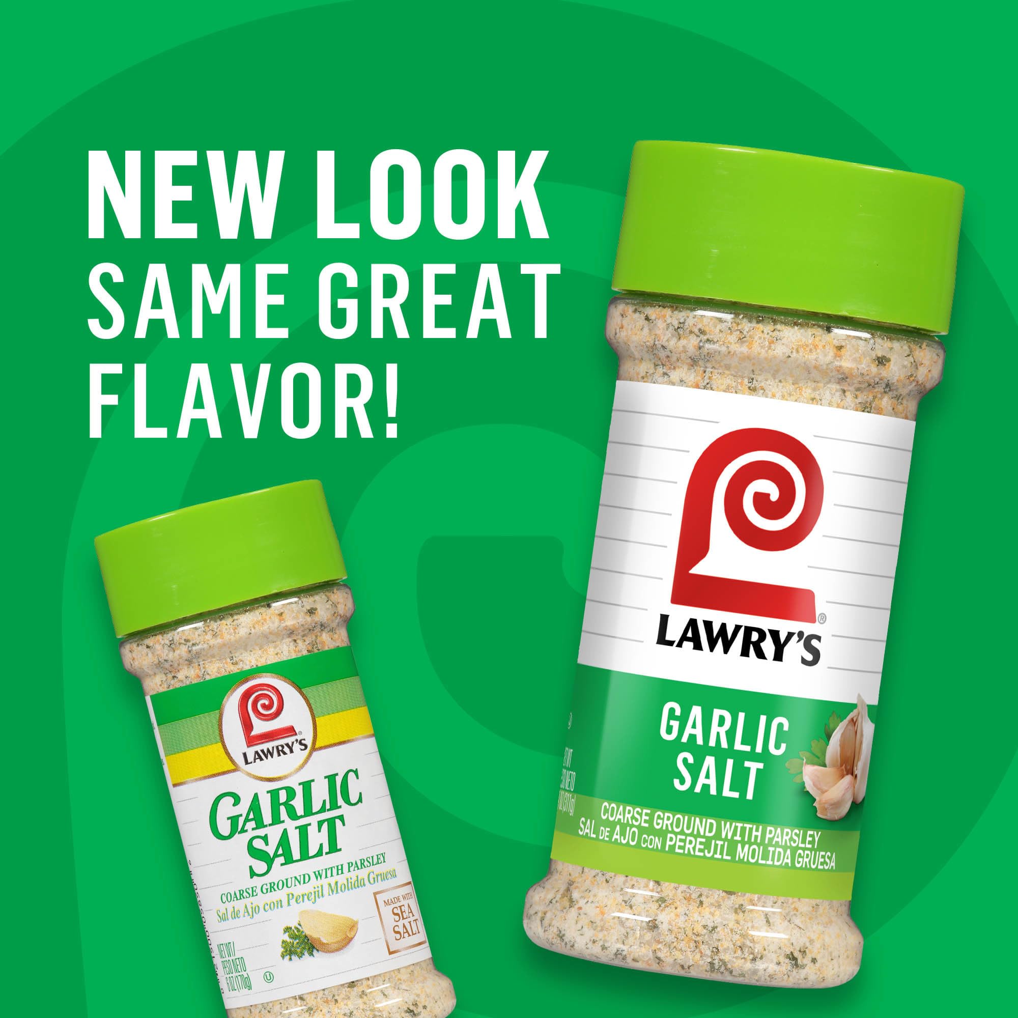 Lawry's Garlic Salt on chicken for robust savory flavor.