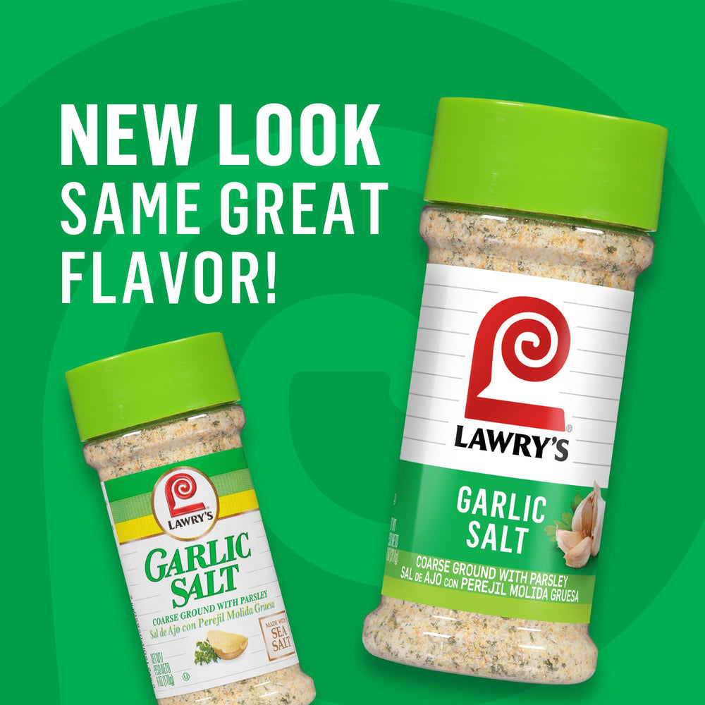 Lawry's Garlic Salt on chicken for robust savory flavor.