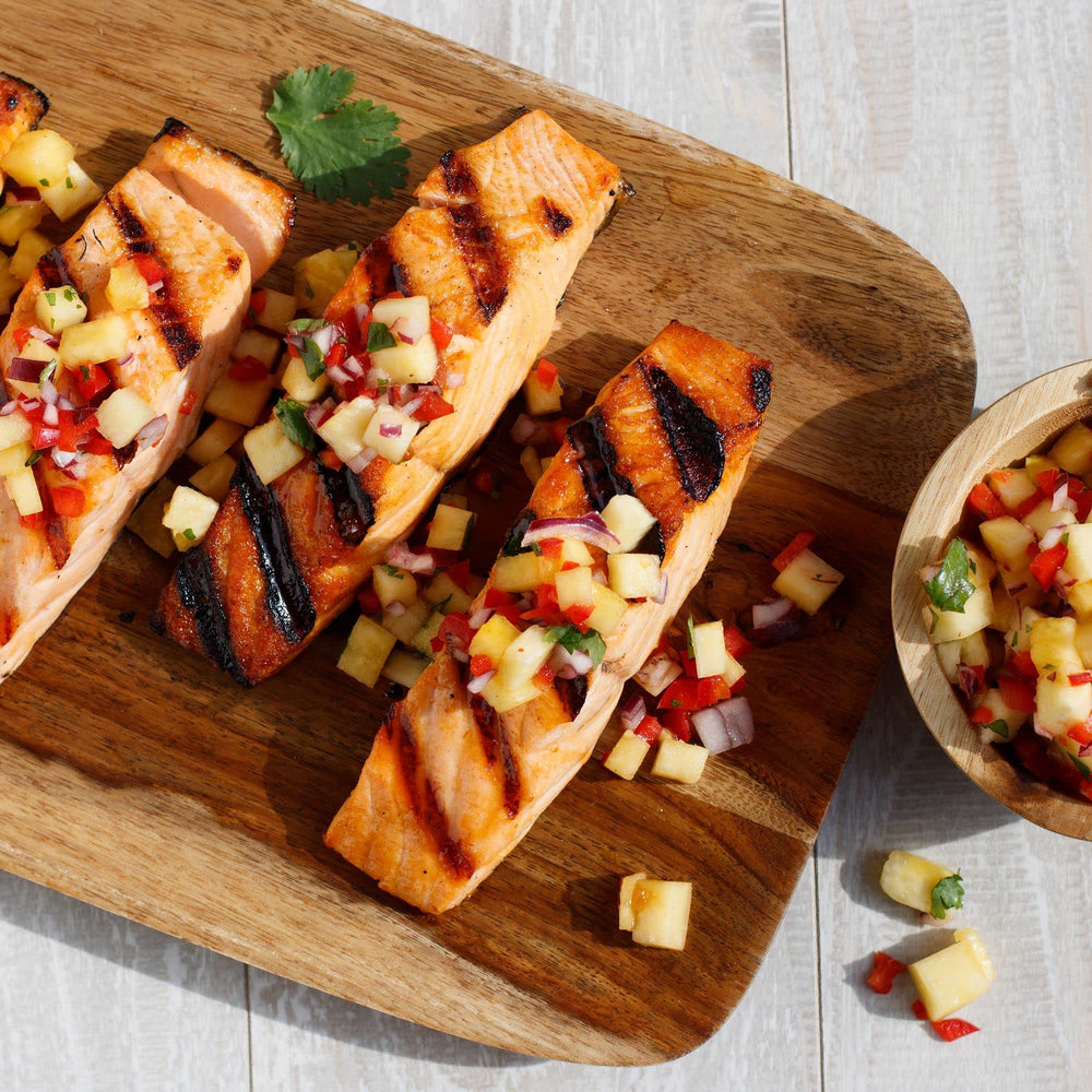 Honey and pineapple notes from Lawry's Marinade aroma the kitchen.