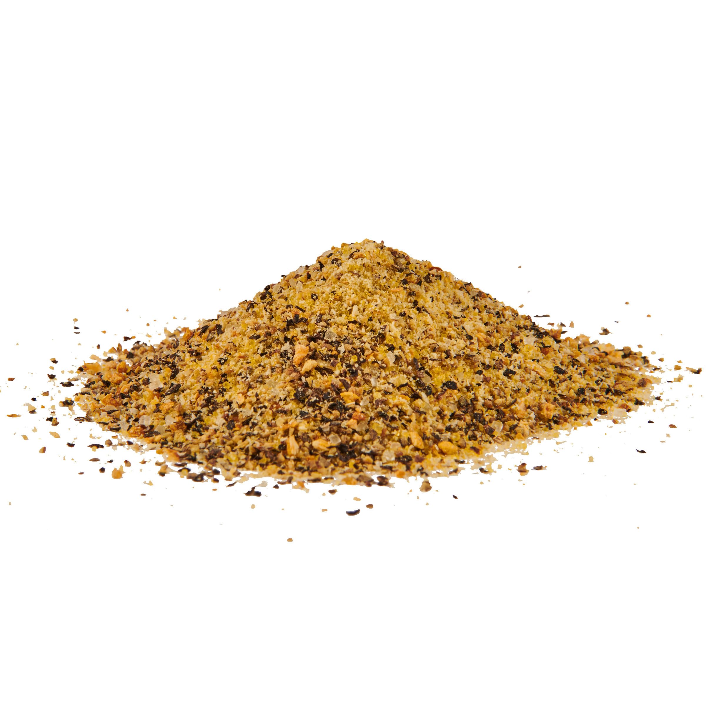 Seafood dish seasoned with Lawry's Lemon Pepper for bright flavor