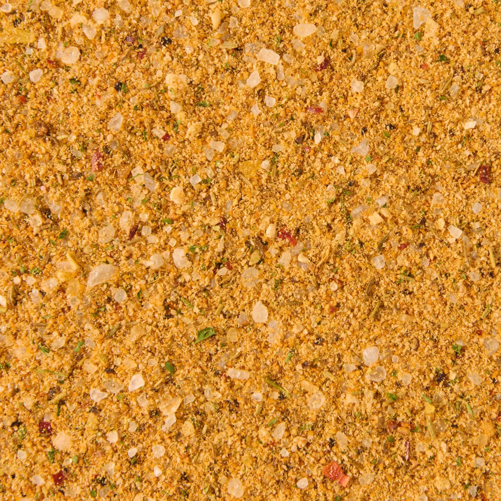 Roasted chicken coated with Lawry's Perfect Blend for even flavor