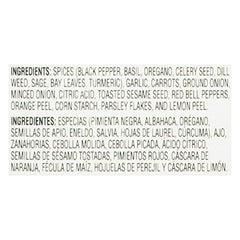 Lawry's Salt-Free 17 Seasoning pour demonstrates even distribution on proteins