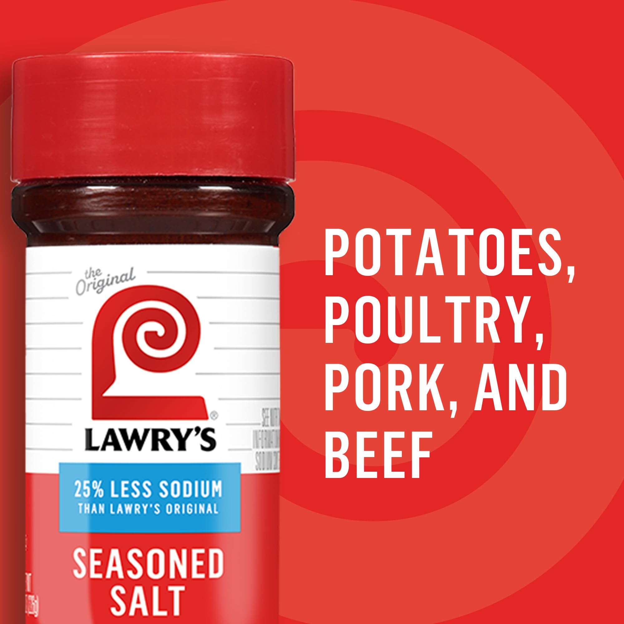 Lawry's Seasoned Salt enhances pasta or soup with convenience.