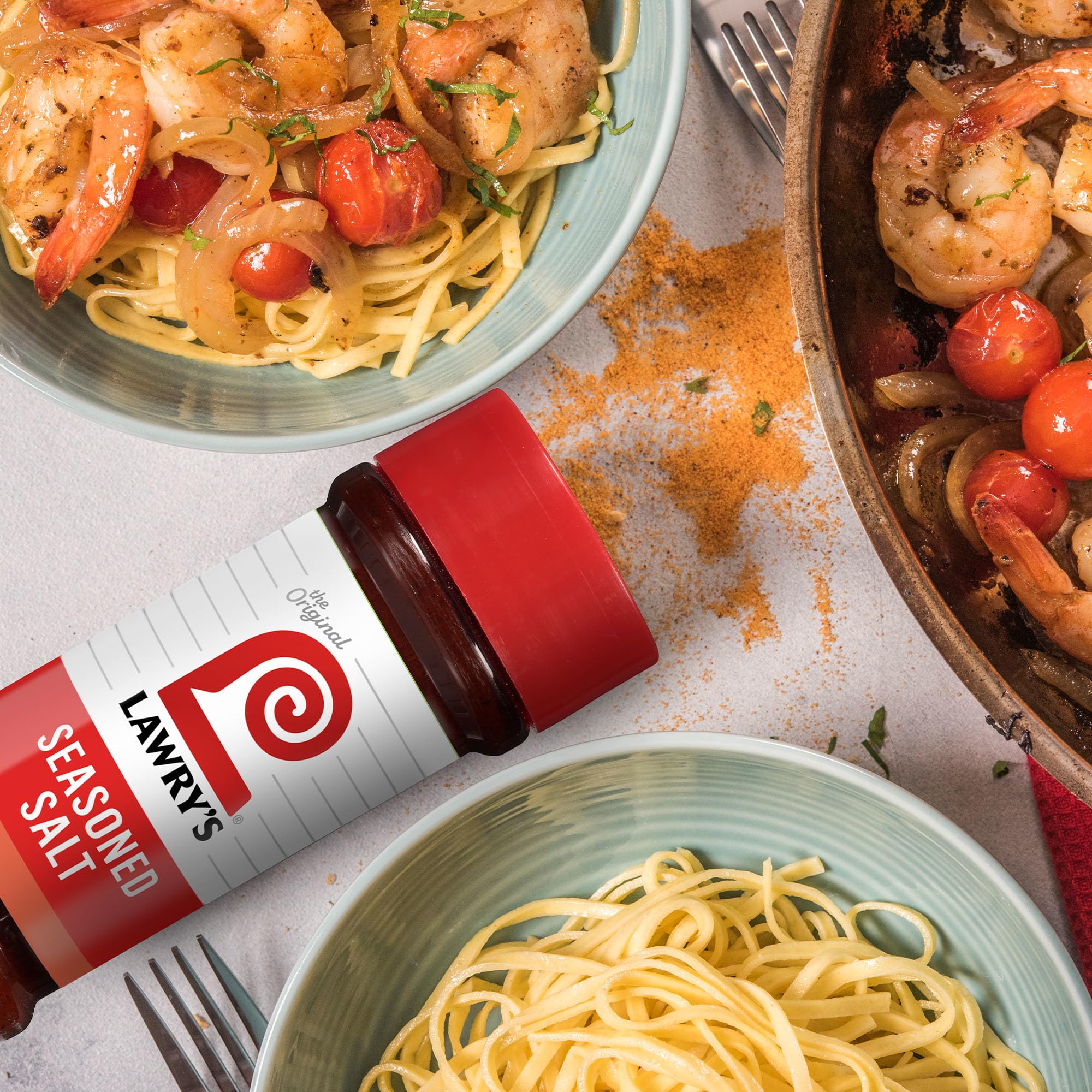 Lawry's Seasoned Salt in the kitchen soup pot adds depth
