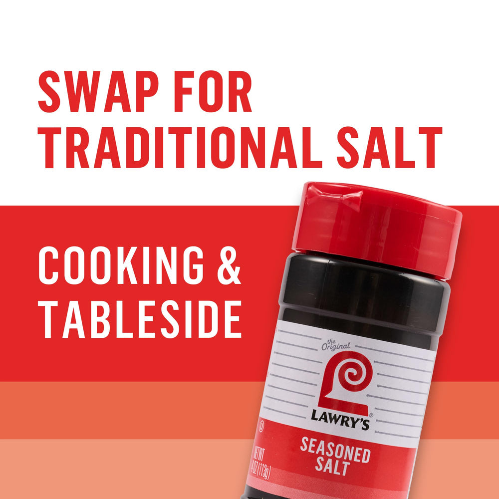 Lawry's Seasoned Salt with vegetables and soups for cohesive flavor