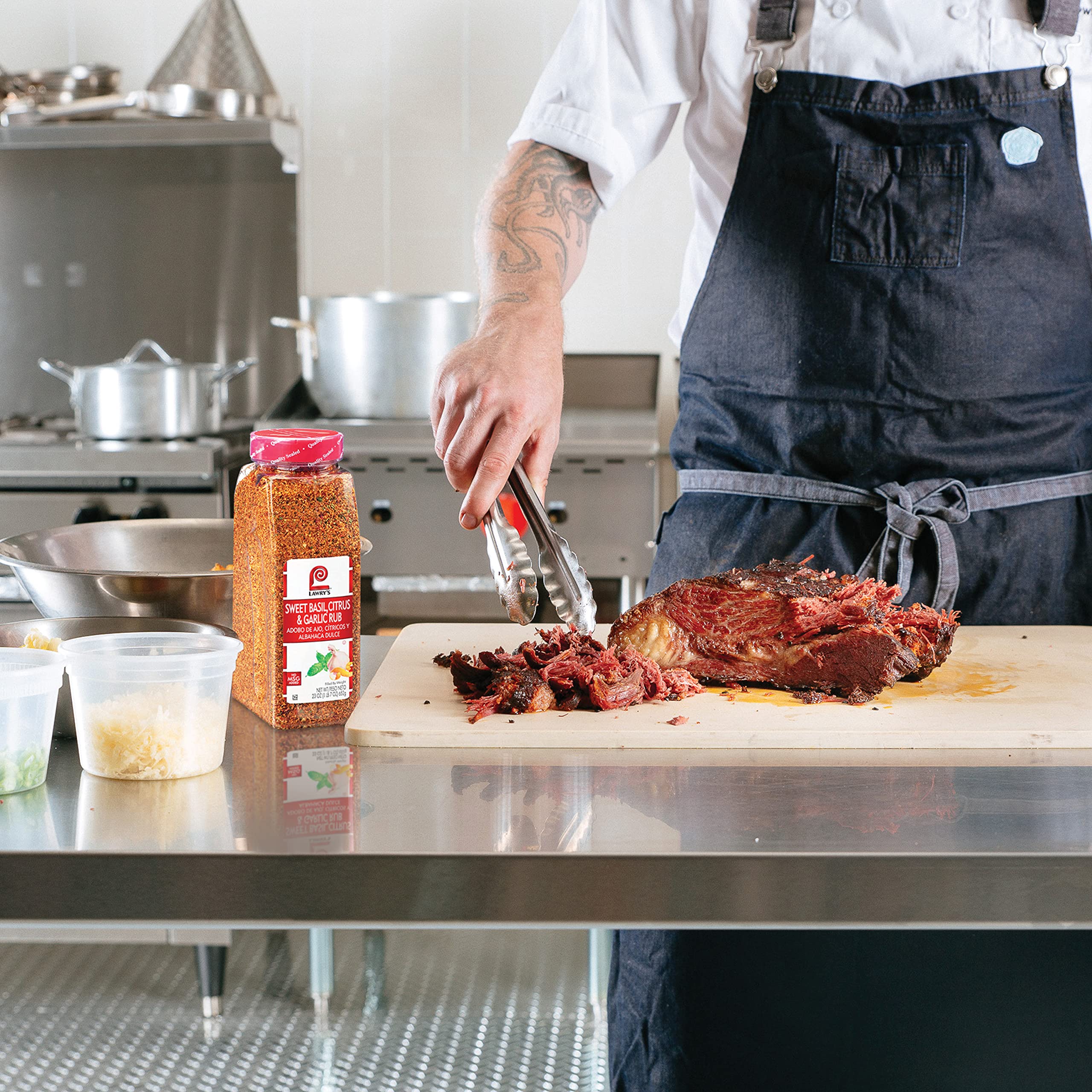 Lawry's Rub ready for grill or bake to elevate dishes.