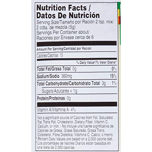 Close-up of Lawry's Taco Spices blend showing onion and garlic notes