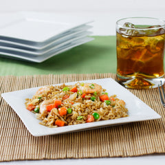 Lawry's Teriyaki Marinade grilled-veggies image shows glossy glaze and even coating.