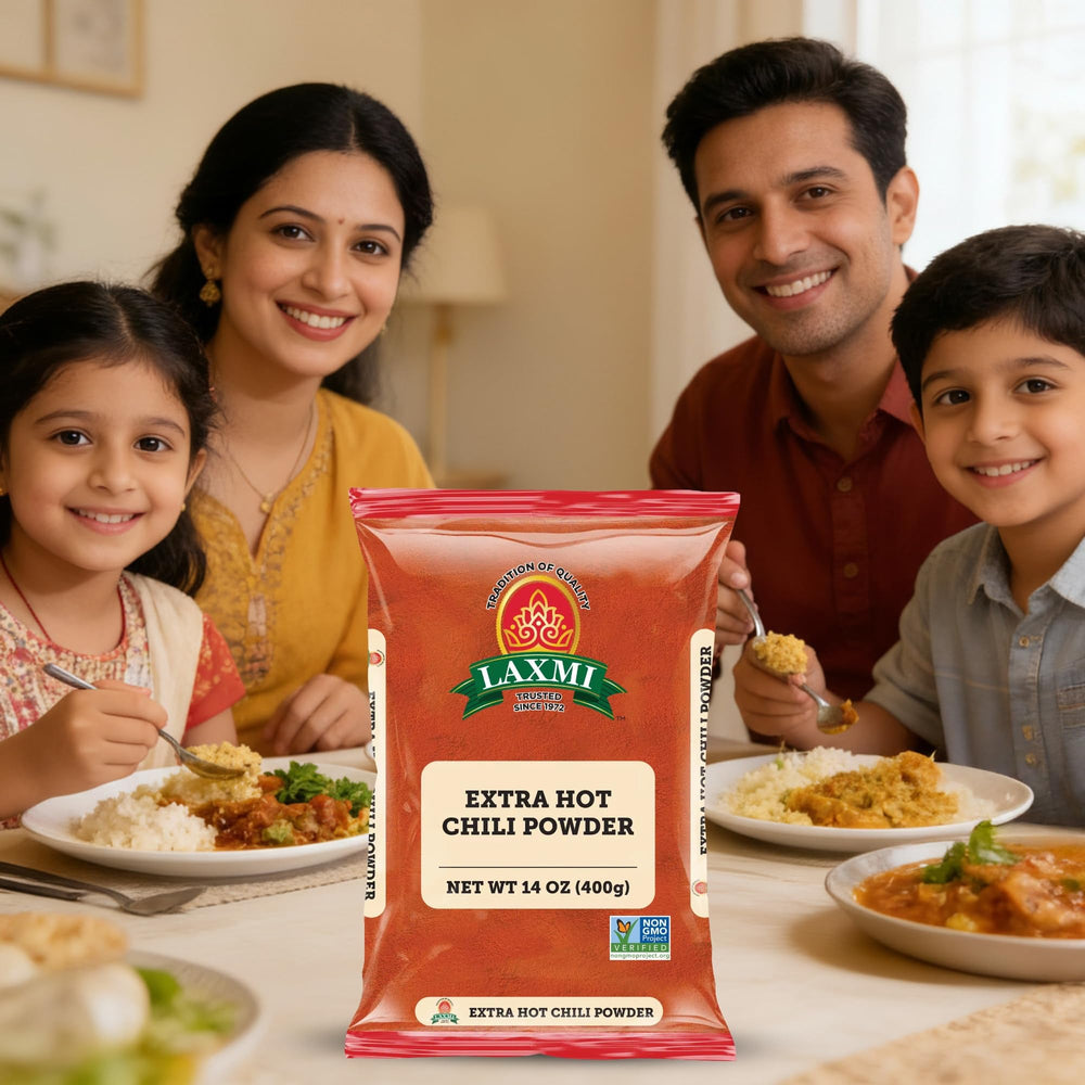 Cooking with LAXMI Kashmiri Xtra Hot Chili Powder enhances flavor and color