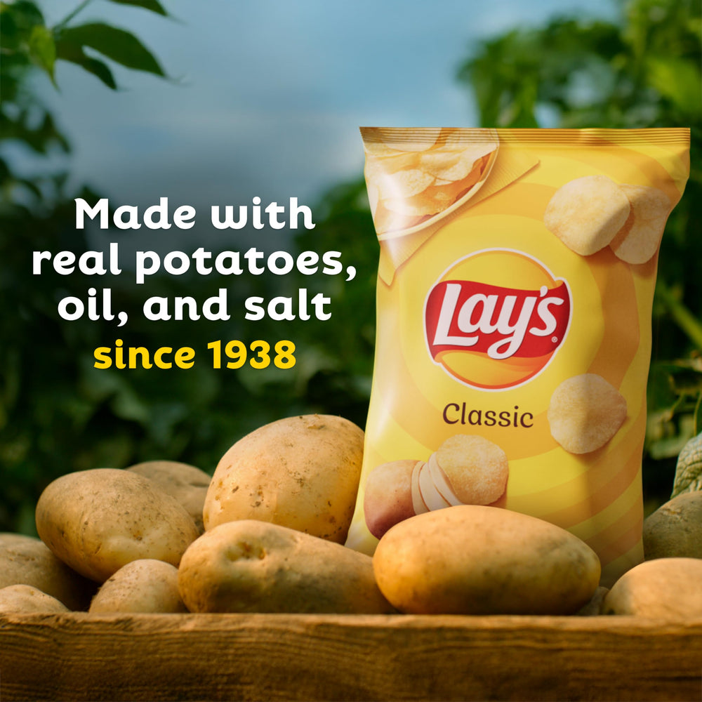 Lay's 1-ounce bags arranged for convenient on-the-go snacking