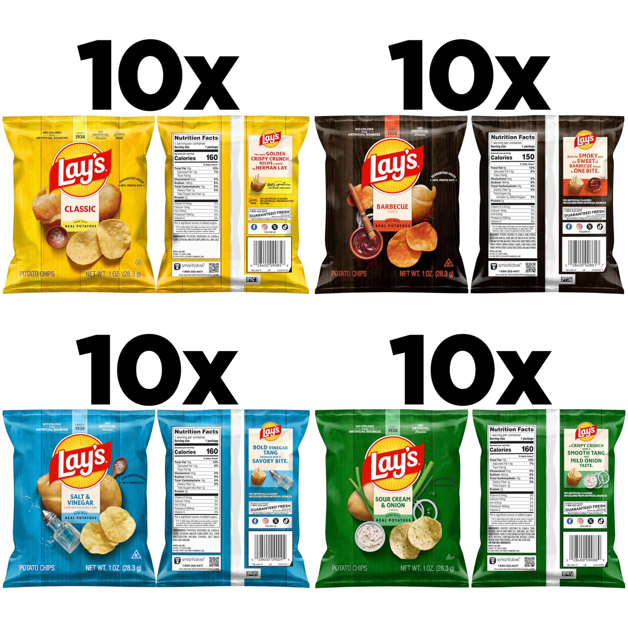 Lay's Sour Cream and Onion chips close-up showing crisp texture